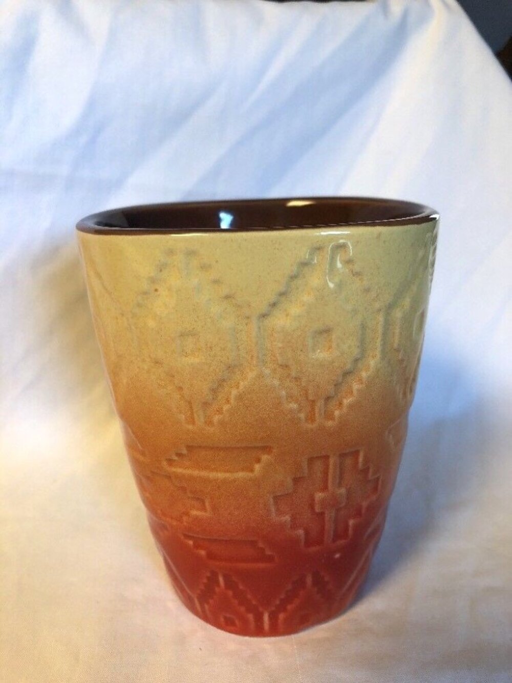 Fall Ombre Mug Red Yellow Brown Orange Better Homes Gardens Lot Autumn Southwest - Picture 6 of 14